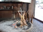 This is how they prepare meat in a parilla