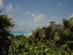 Then to Tulum, a Mayan temple complex by the ocean