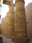 Karnak - the Hypostyle hall, all the columns are over 10 meters high