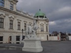 Statues in front of the Upper Belvedere