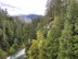 Capilano river with cliff walk