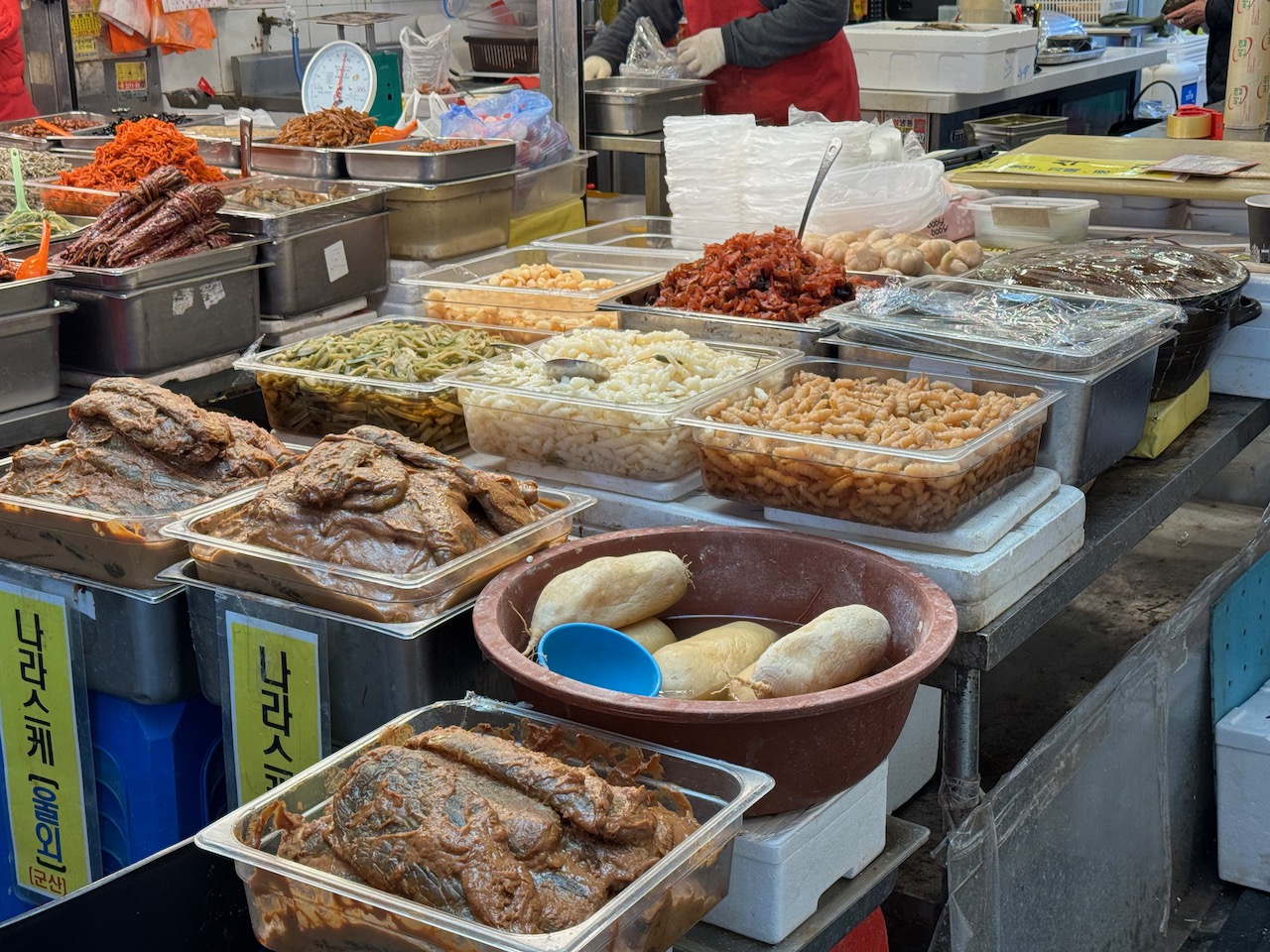 Food in Gwangjang market