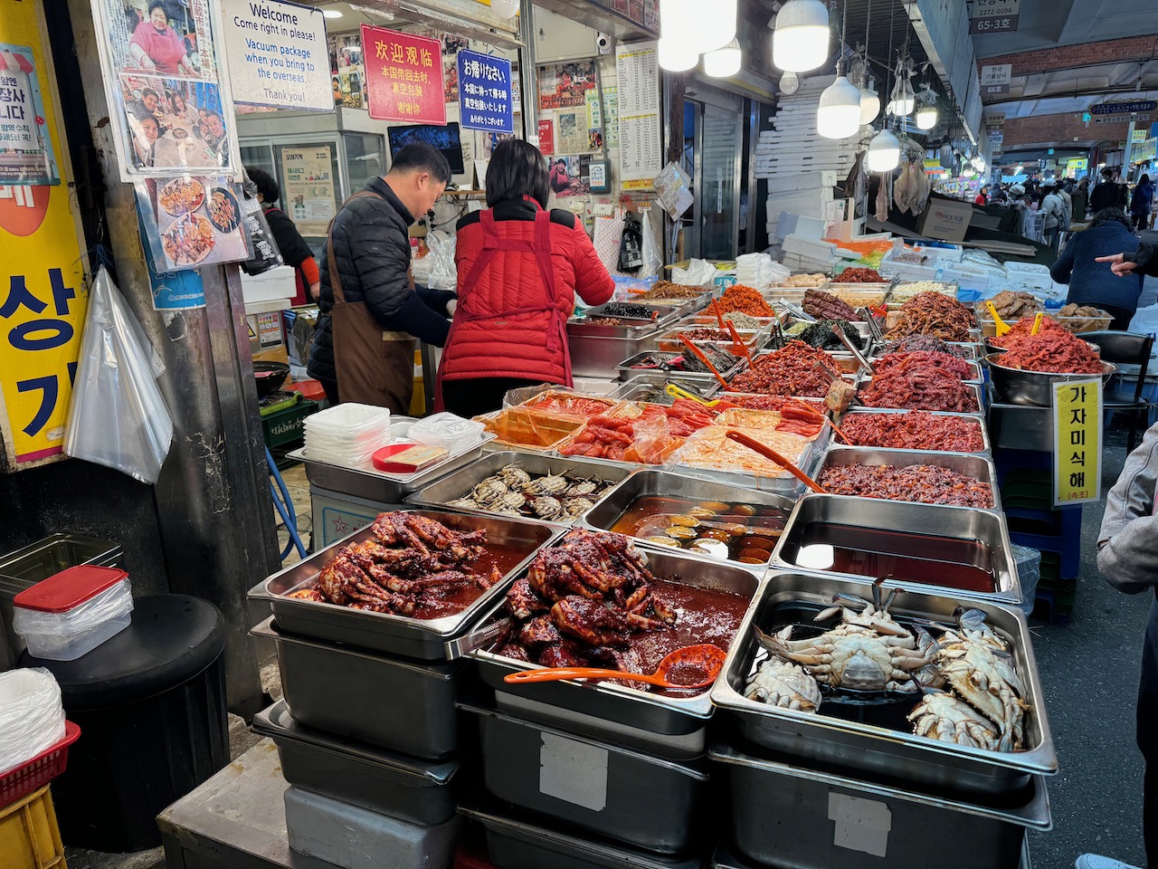 Food in Gwangjang market